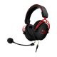 8. Zestaw słuchawkowy do gier HyperX Cloud Alpha czarno-czerwony, Przewodowy, 13 - 27000 Hz, Gaming, 298 g, Czerwony