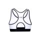 5. Stanik sportowy Under Armour Mid Keyhole Graphic Bra W 1344333-100
