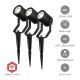 5. Lampa zewnętrzna Nedis ZBLOS10RGBW3 Smartlife RGB Zigbee 3.0 3W 3-pack