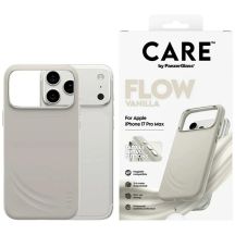 Etui CARE by PanzerGlass FLOW MagSafe na iPhone 17 Pro Max - beżowe