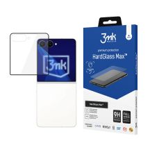 Szkło hartowane 3mk HardGlass Max™ na Samsung Galaxy Z Flip 8 - czarne