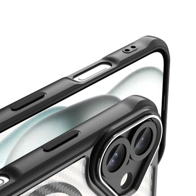8. Etui silikonowe Leading Series MagSafe do iPhone 16 - czarne
