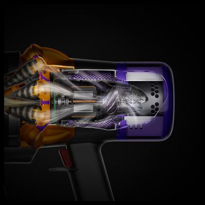 7. Dyson V15 Detect Absolute (2026) Gelb/Lila 660W