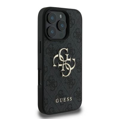 4. Etui Guess 4G Big Logo na iPhone 16 Pro - czarne