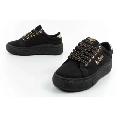 8. Lee Cooper buty sportowe damskie trampki modne czarne wygodne