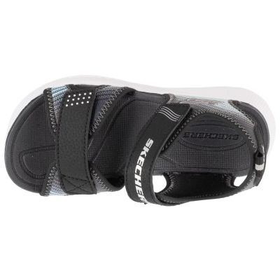 3. Skechers Microspec-Splash 407034L-BKSL Czarne 29