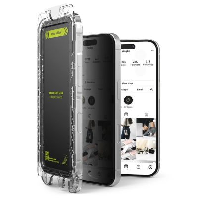 2. Szkło prywatyzujące Ringke Easy Slide 2-pack na iPhone 16 Pro