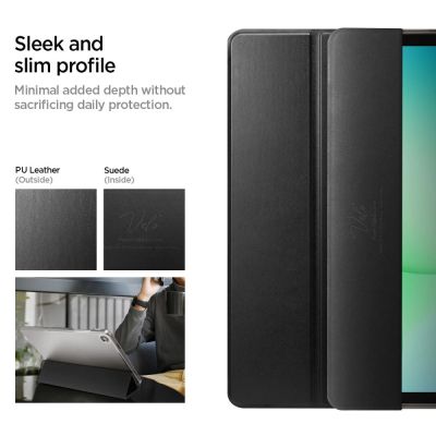 12. Etui Spigen Smart Fold na Samsung Galaxy Tab A9+ / A11+ - czarne