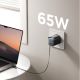 8. Ładowarka GaN Joyroom JR-TCL02 65W USB-A USB-C z wbudowanym kablem USB-C - czarna
