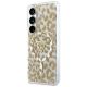 2. Etui Guess IML Leopard Print Triangle MagSafe na Samsung Galaxy S26 - brązowe