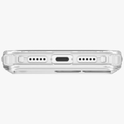 4. Etui UNIQ LifePro Xtreme Magclick Charging do iPhone 17 Pro - przezroczysty-brokat