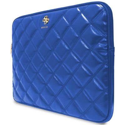 2. Pokrowiec Guess Quilted 4G na laptopa 14" - niebieski