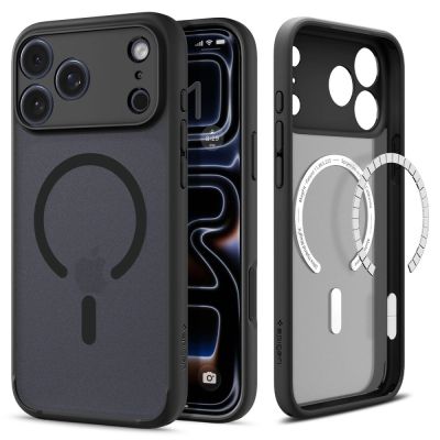 8. Etui Spigen Ultra Hybrid MagSafe na iPhone 17 Pro Max - czarne