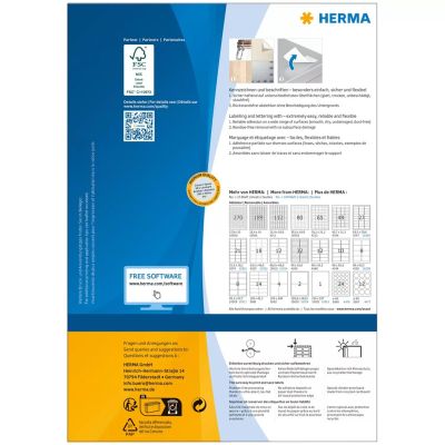 2. HERMA 10312 etykiety adresowe Biały