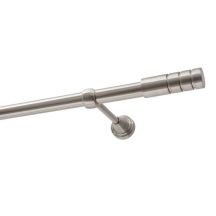 KARNISZ POJEDYNCZY FI 19 MM EFEKT STALI NIERDZEWNEJ 200 CM TECHNO KOWALSKI