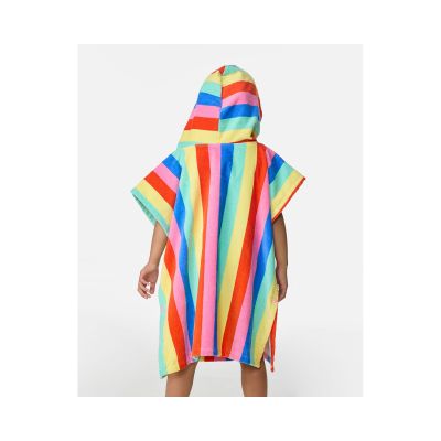 2. Ponczo dziewczęce RIP CURL Mixd Snap Cttn Hooded Twl-Girl multikolor