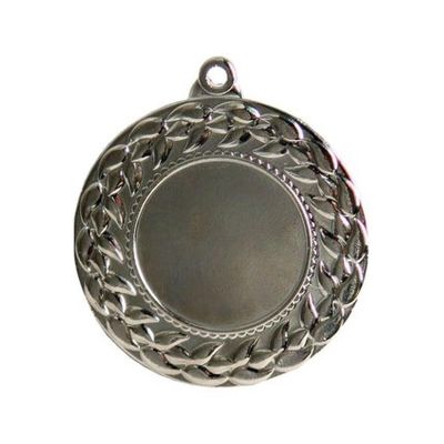 5. Medal srebrny z miejscem na emblemat 25 mm - medal stalowy