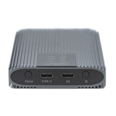 3. Obudowa/Stacja klonująca USB 3.1 Typ C na dyski SSD M.2 NVMe 20 Gbps aluminiowa, beznarzędziowa