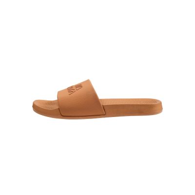 15. Klapki basenowe basic plain camel KUBKBB-SS24-03-21