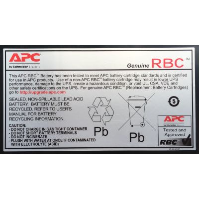 2. Akumulator Ołowiowo-kwasowy APC RBC55