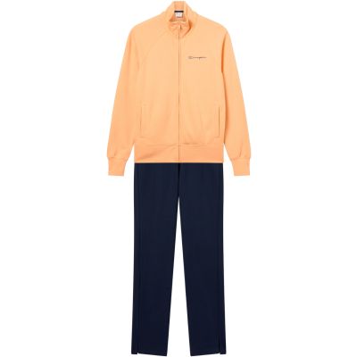 2. Dres damski Champion Full Zip Suit pomarańczowo-granatowy 117988 OS069