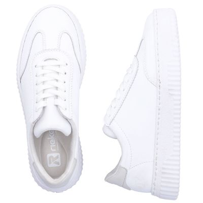 3. Skórzane półbuty damskie sportowe Rieker N9910-80