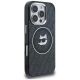 4. Etui Karl Lagerfeld IML Choupette Head Logo MagSafe na iPhone 16 Pro Max - czarne