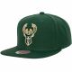 Czapka Mitchell &amp; Ness NBA Team Ground 2.0 Snapback Milwaukee Bucks HHSS3256-MBUYYPPPGREN