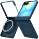 2. Etui Spigen AirSkin Aramid MagFit MagSafe na Samsung Galaxy Z Flip 8 - granatowe