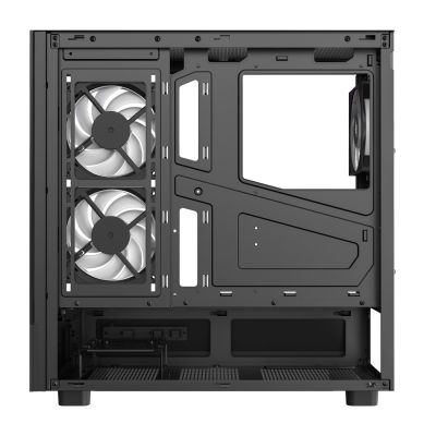 5. GameMax NEX C51 BK zabezpieczenia & uchwyty komputerów Czarny
