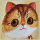 7. Etui Nimmy Big Eyed Pet 2.0 Cat na iPhone 15 Pro Max - zielone