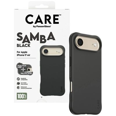 4. Etui CARE by PanzerGlass Fashionable Samba MagSafe na iPhone Air - czarne