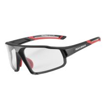 Rockbros okulary z fotochromem czarno-czerwone