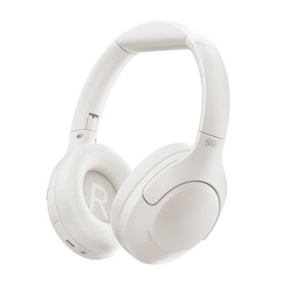 5. Słuchawki nauszne QCY H3 Lite z ANC i Bluetooth 5.3 - białe