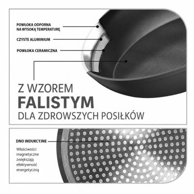 6. Patelnia Wave 20cm MR-1212-20 MAESTRO