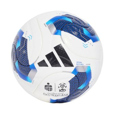 Piłka nożna adidas Ekstraklasa 26/27 Pro biało-niebieska KE5151