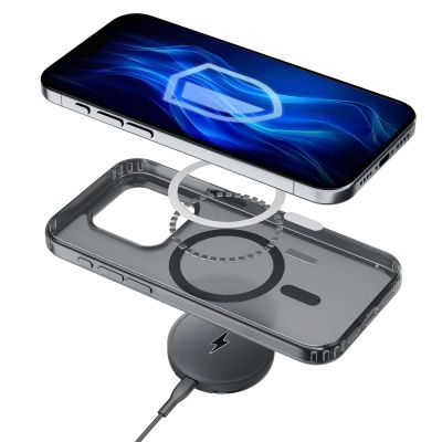 24. Etui 3mk Frosty MagCase na iPhone 12 Pro Max - czarne