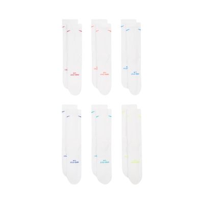 3. Skarpety Nike Everyday Elevated 6 par białe HQ8021 906
