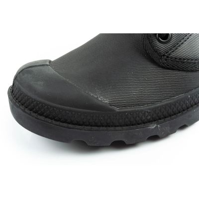 6. Palladium buty sportowe damskie Baggy Coated trampki za kostkę modne czarne