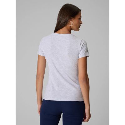 2. T-shirt slim gładki damsk 4F 4FRMM00TTSHF3619-27M