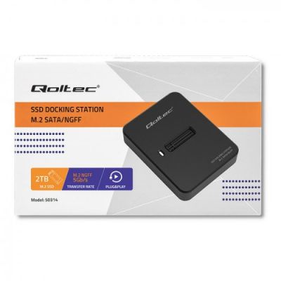 6. QOLTEC STACJA DOKUJĄCA DYSKÓW SSD M.2 SATA | NGFF | USB 3.1