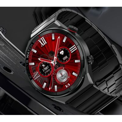 13. Smartwatch Rubicon RNCE99 Black Metal + Silicon SMARUB194