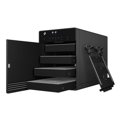 ICY BOX IB-3740-C31 Obudowa HDD/SSD Czarny 2.5/3.5"