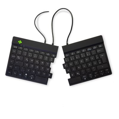 4. R-Go Tools Ergonomiczna klawiatura R-Go Split Break v2 z oprogramowaniem break, QWERTZ_DE, przewodowa, czarna