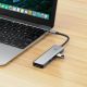 7. Adapter Tech-Protect HB01 HUB Adapter 5w1 USB-C + USB3.0 + HDMI 4K 60Hz + PD100W - szary