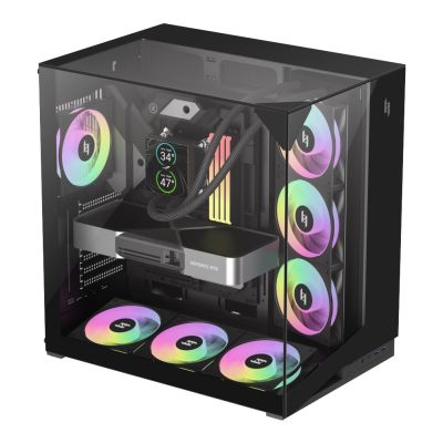 5. GameMax NEX C56 VC BK zabezpieczenia & uchwyty komputerów Midi Tower Czarny