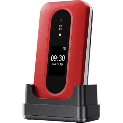 11. Doro Leva L30 7,11 cm (2.8") 142,7 g Czerwony, Biały Telefon funkcjonalny