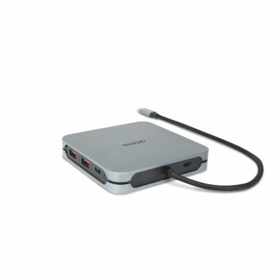 5. Dicota USB-C 10-in-1 Docking Station 8K HDMI PD 100W silver