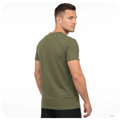 6. T-shirt męski Koszulka KHAKI bawełniana DBX Bushido