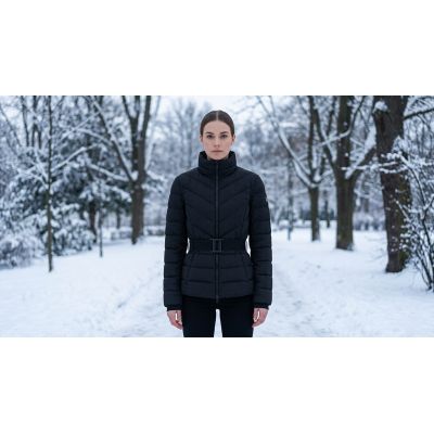 9. Kurtka puchowa z pasem EA7 Emporio Armani Calidum7 W 6DTB11-TNGCZ-1200